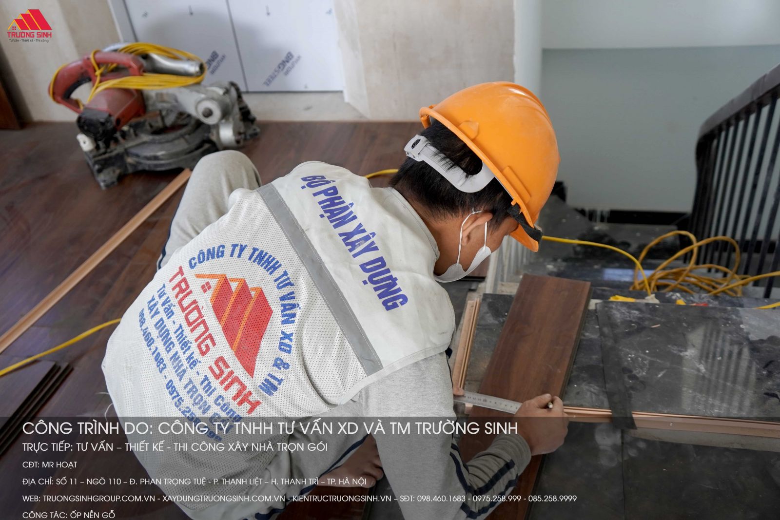 Ốp nền gạch và nền gỗ