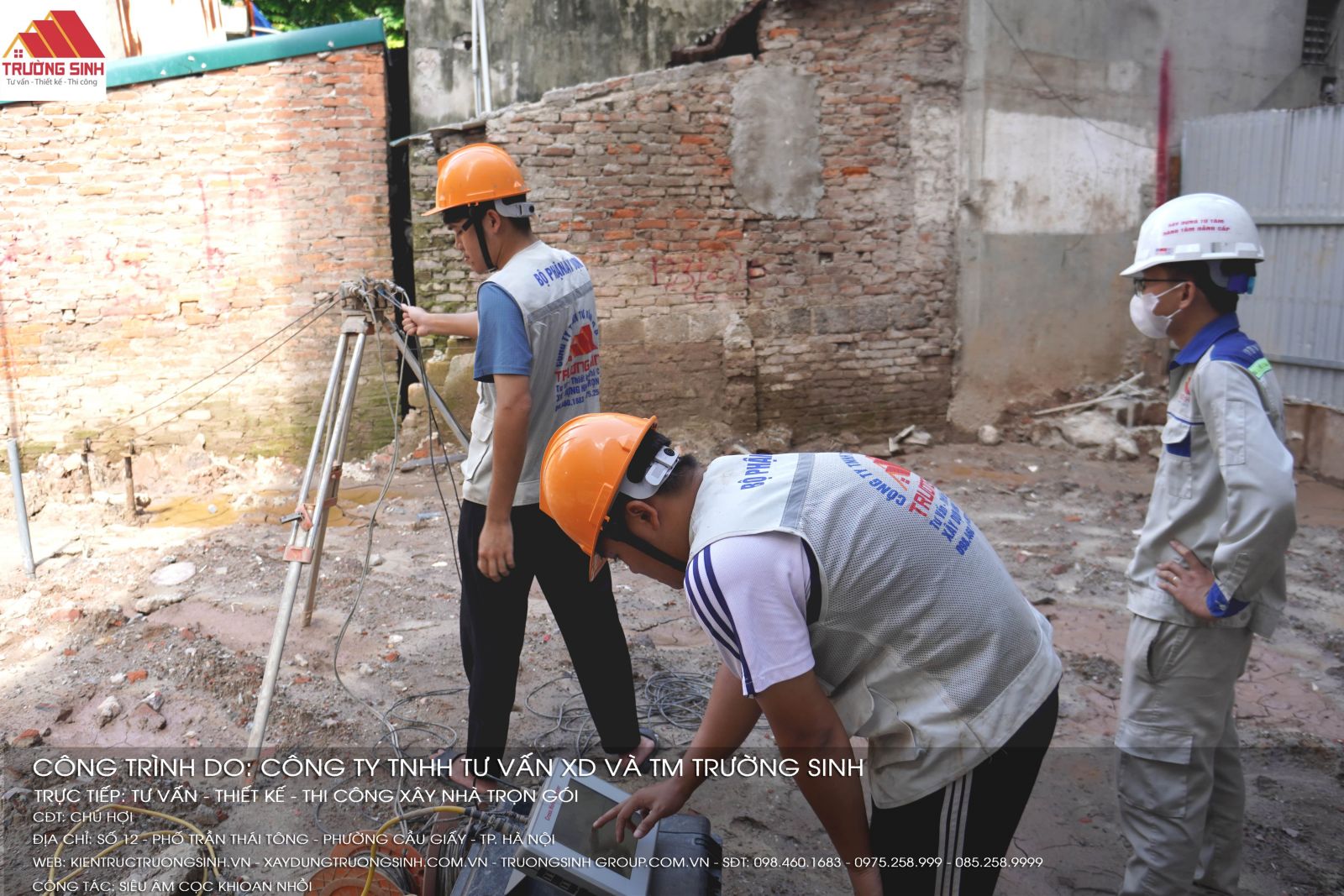 Siêu âm cọc khoan nhồi đặt an toàn chất lượng lên hàng đầu