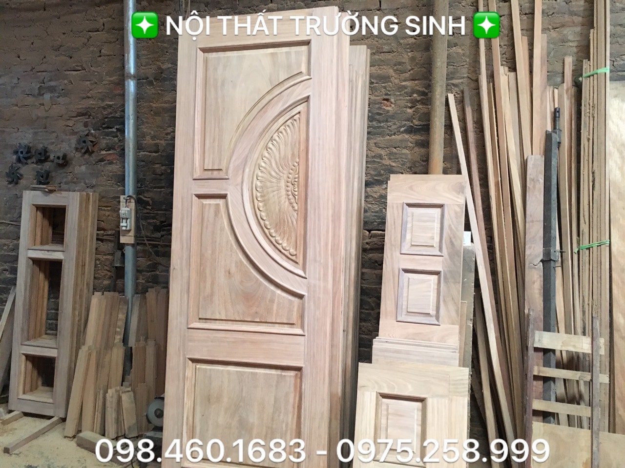 Sản xuất cửa gỗ Lim Nam Phi