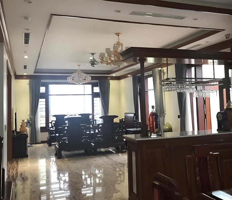 Phòng khách sau khi hoàn thiện