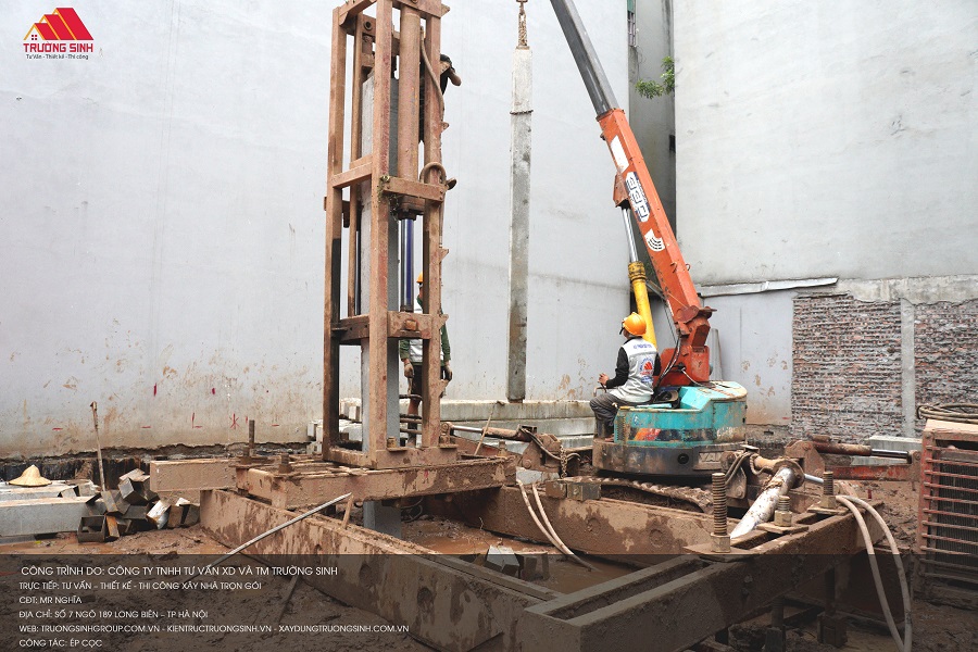 Ép cọc bê tông là gì