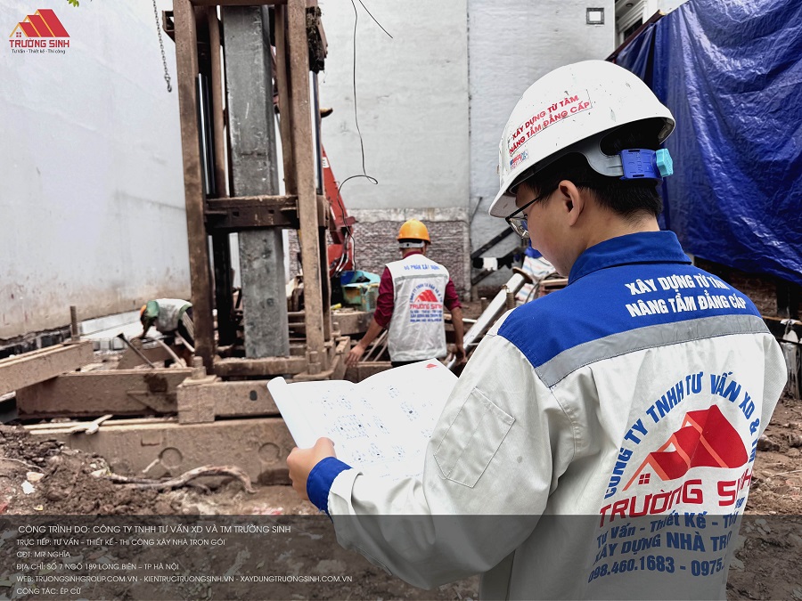 Báo giá thi công ép cọc bê tông tại Trường Sinh