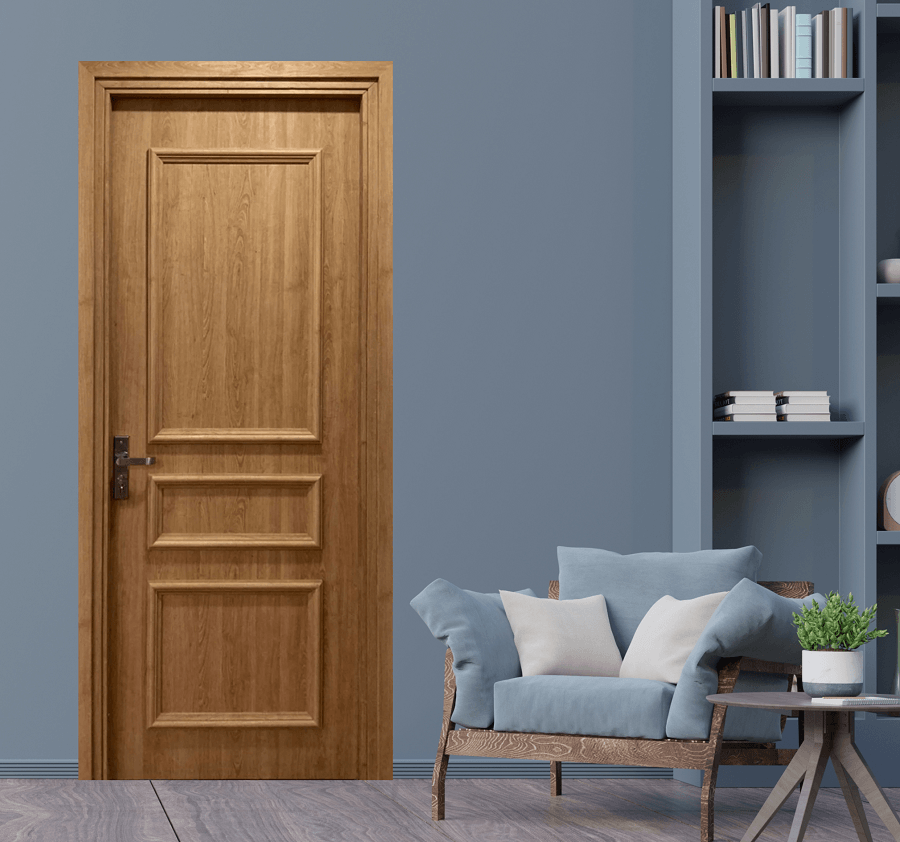 Cửa nhựa Composite phủ da vân gỗ