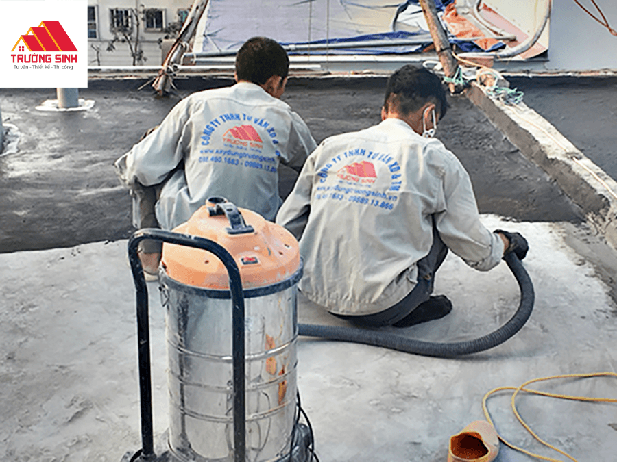 Quy trình thực hiện chống thấm sàn mái