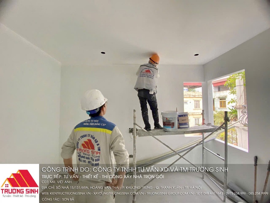 Báo giá sơn nhà trọn gói tại Trường Sinh