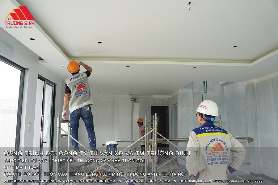 Các yếu tố ảnh hưởng đến giá sơn nhà trọn gói