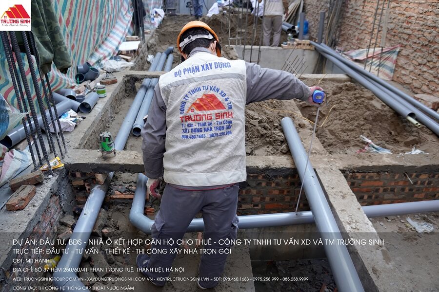 Quy trình thi công hệ thống điện nước nhà dân