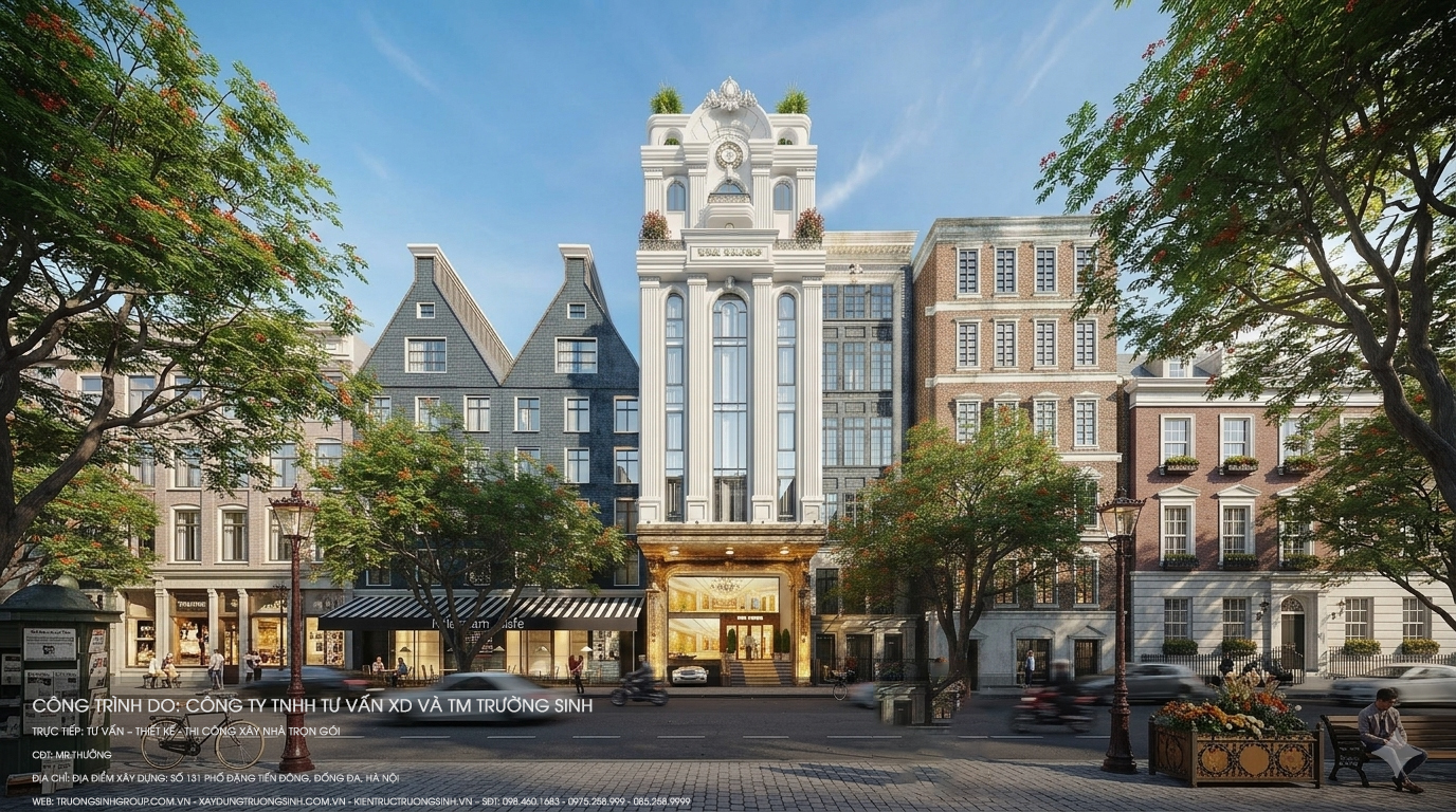 Báo giá thiết kế nhà Hà Nội mới nhất 2026 – Trọn gói, theo m², minh bạch