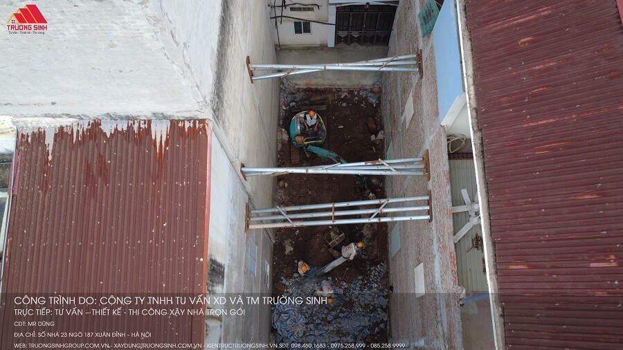 Quy trình chống văng nhà tại Trường Sinh