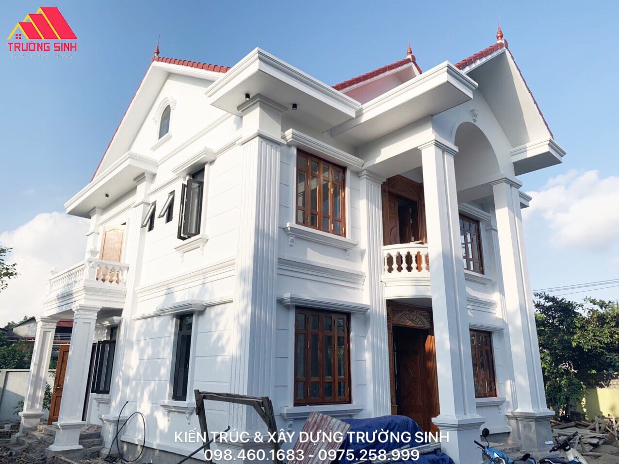 Thiết kế và thi công biệt thự tại tỉnh Hà Nam-2