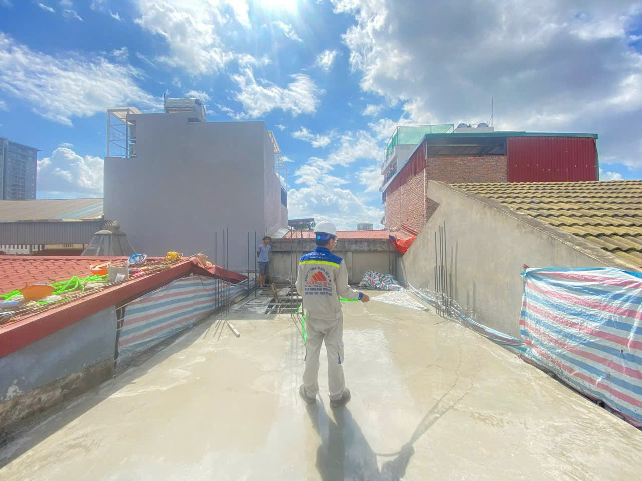 bảo dưỡng sau khi đổ bê tông