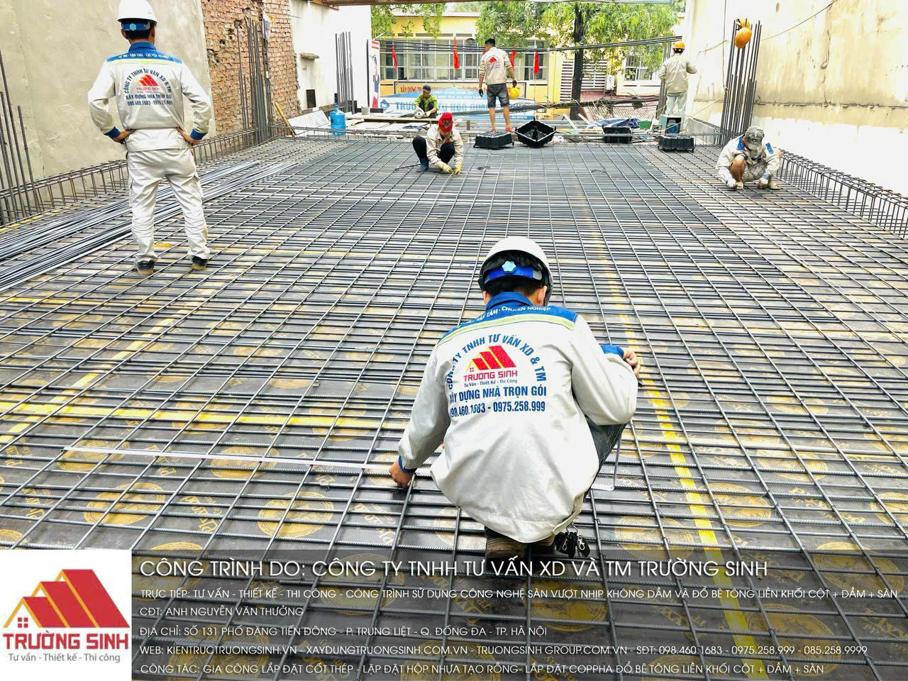 gia công lắp đặt cốt thép