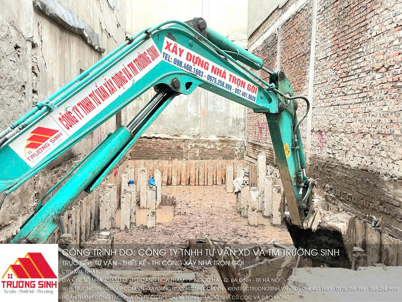 công tác ép cọc bê tông