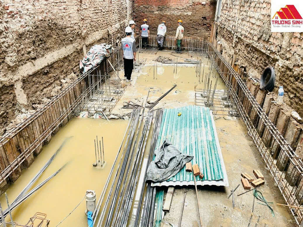 công  tác  đào móng  nhà