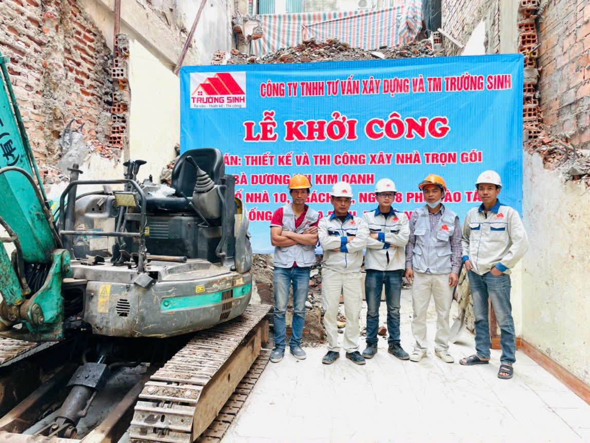 khởi  công công  trình