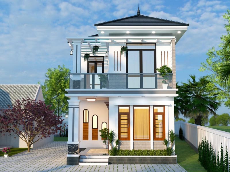 nhà 2 tầng 700 triệu