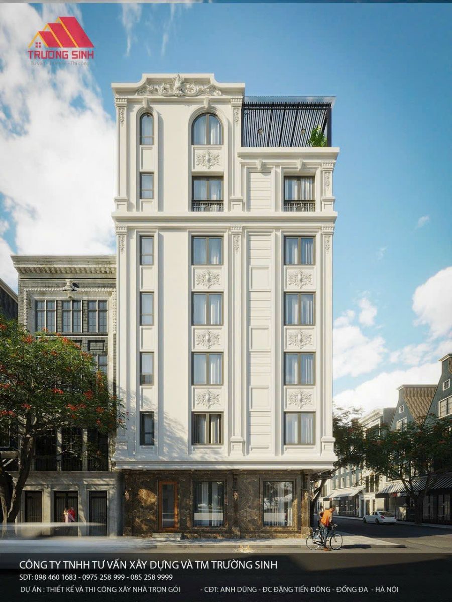 hình ảnh thiết kế mặt tiền