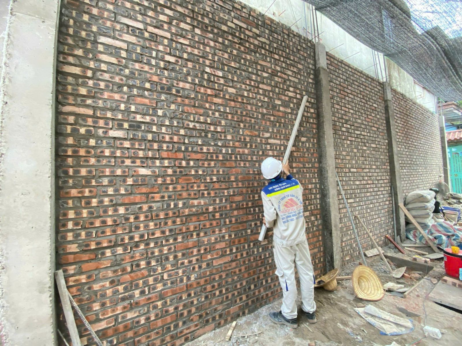 Xây thô nhà Tân Khai 2