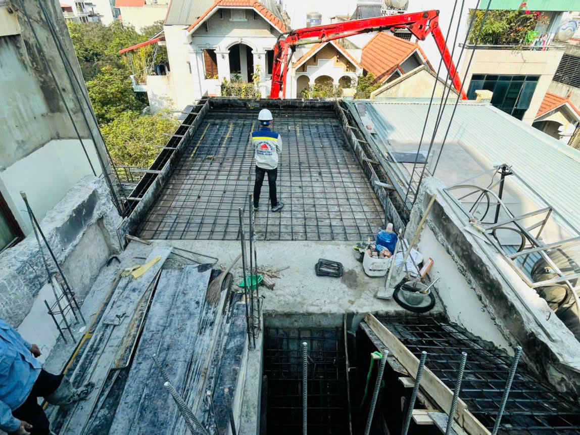 công  tác đổ bê tông