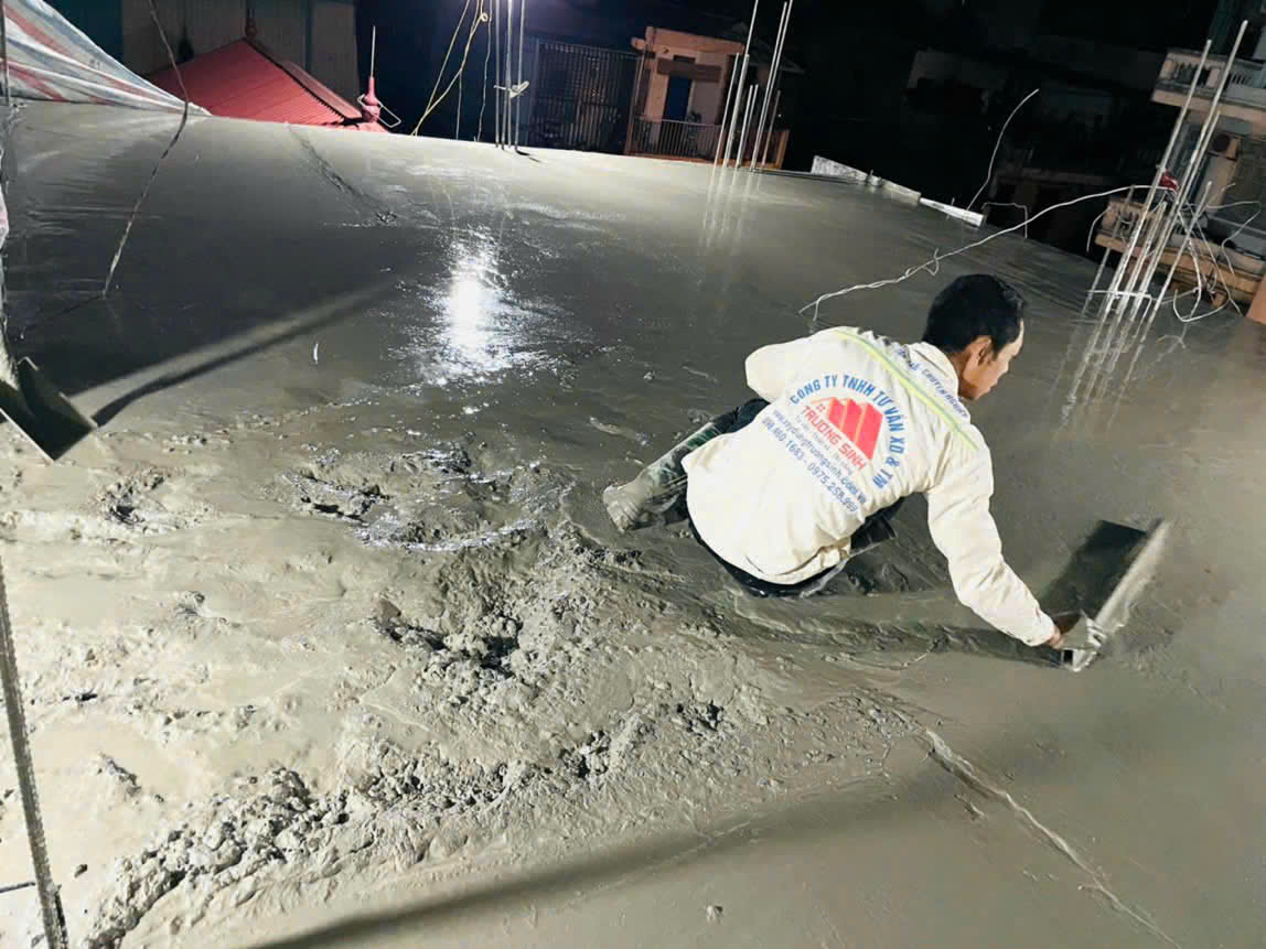 Đổ bê tông sàn