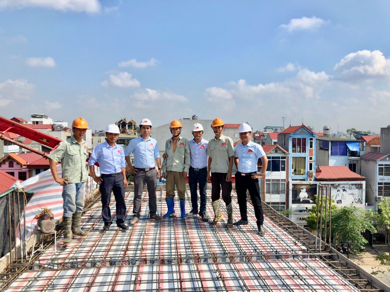 Dự án xây nhà trọn gói 4,5 tầng cho anh Sáng tại Hoài Đức, Hà Nội
