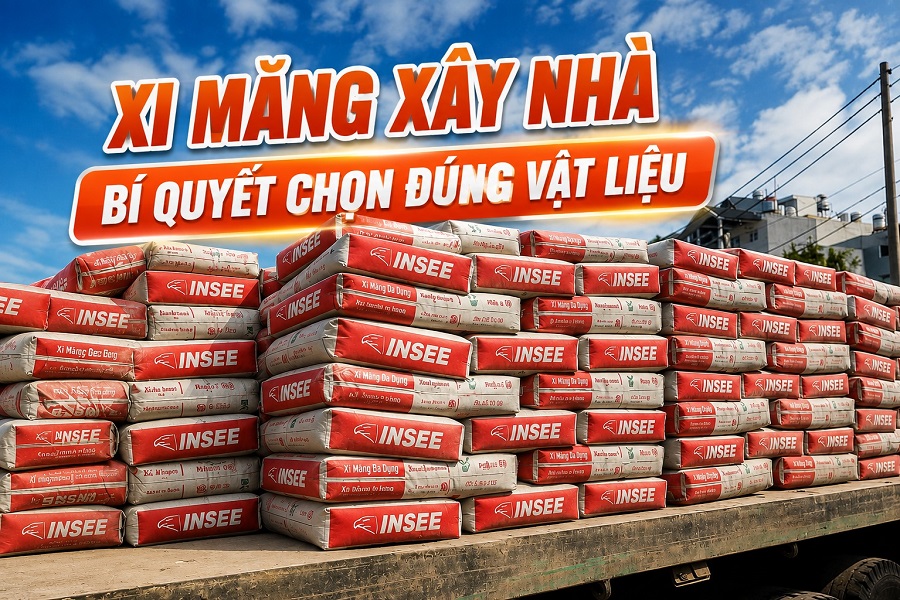 Top 8 xi măng xây nhà chất lượng phổ biến tại Việt Nam