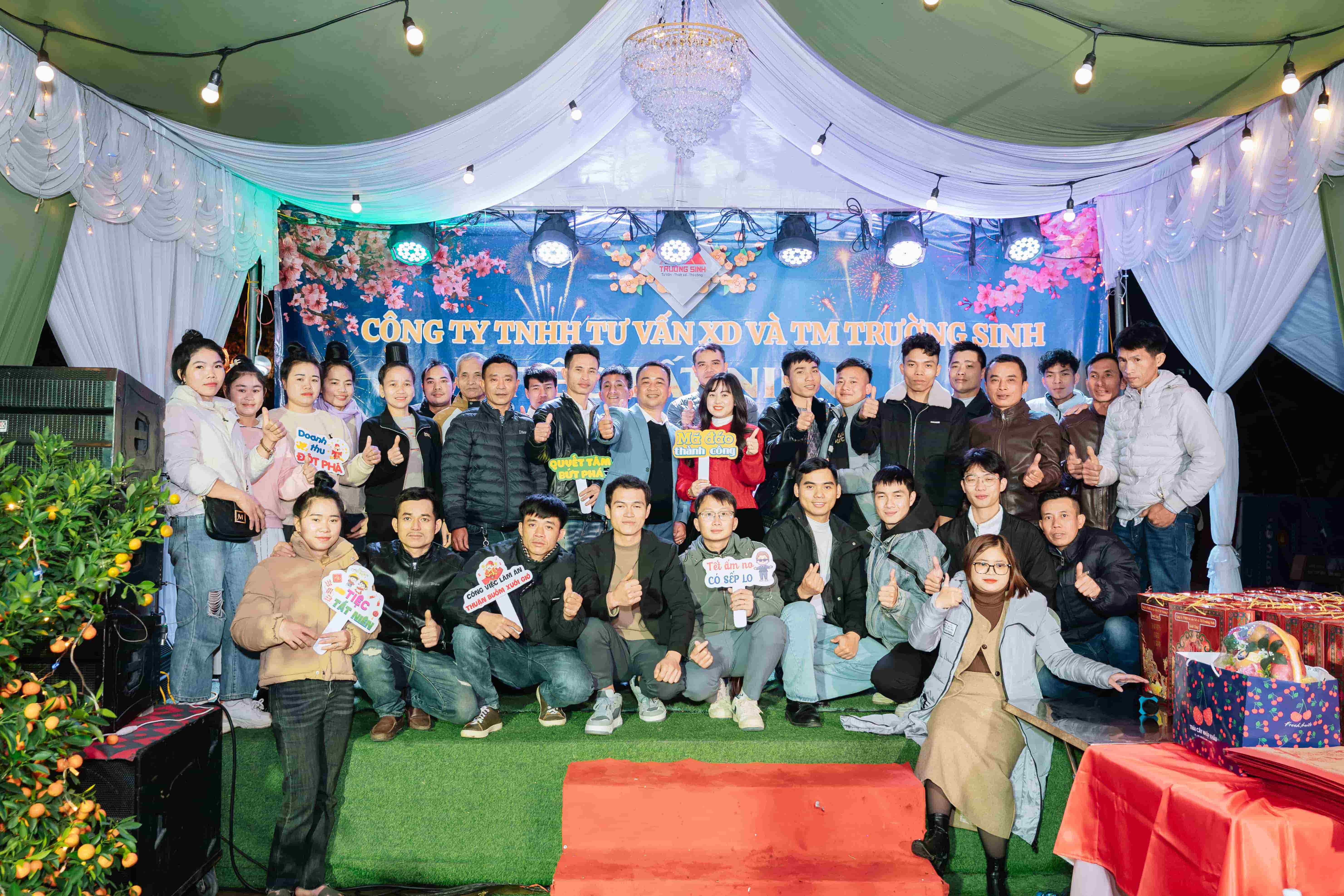 Trường Sinh tổ chức tiệc tất niên — Tri ân nỗ lực, gắn kết tập thể