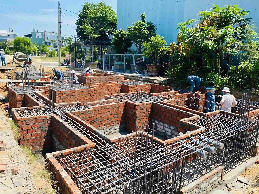 Móng băng nhà 2 tầng: Quy trình thi công, mẫu bản vẽ và lưu ý