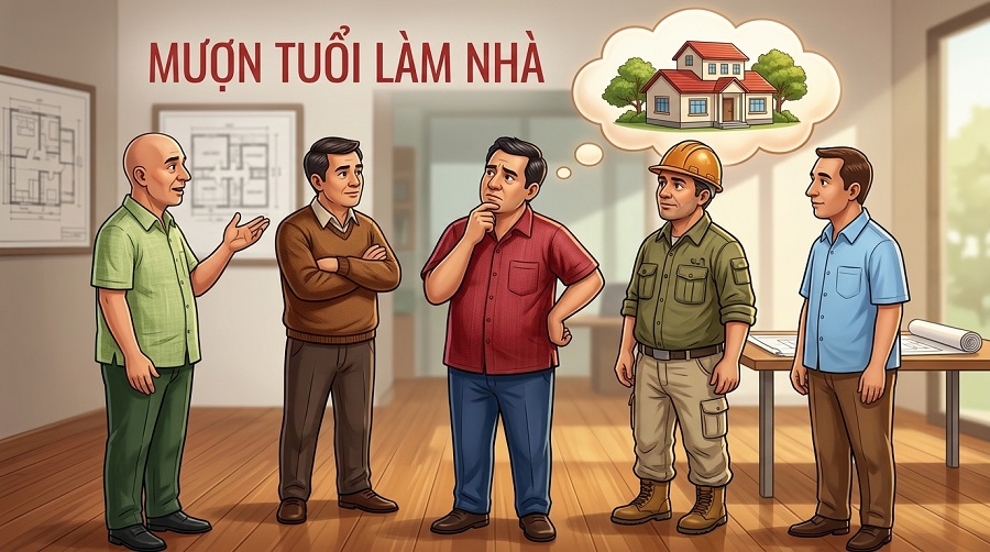 Hướng dẫn mượn tuổi làm nhà đúng thủ tục, chuẩn phong thủy