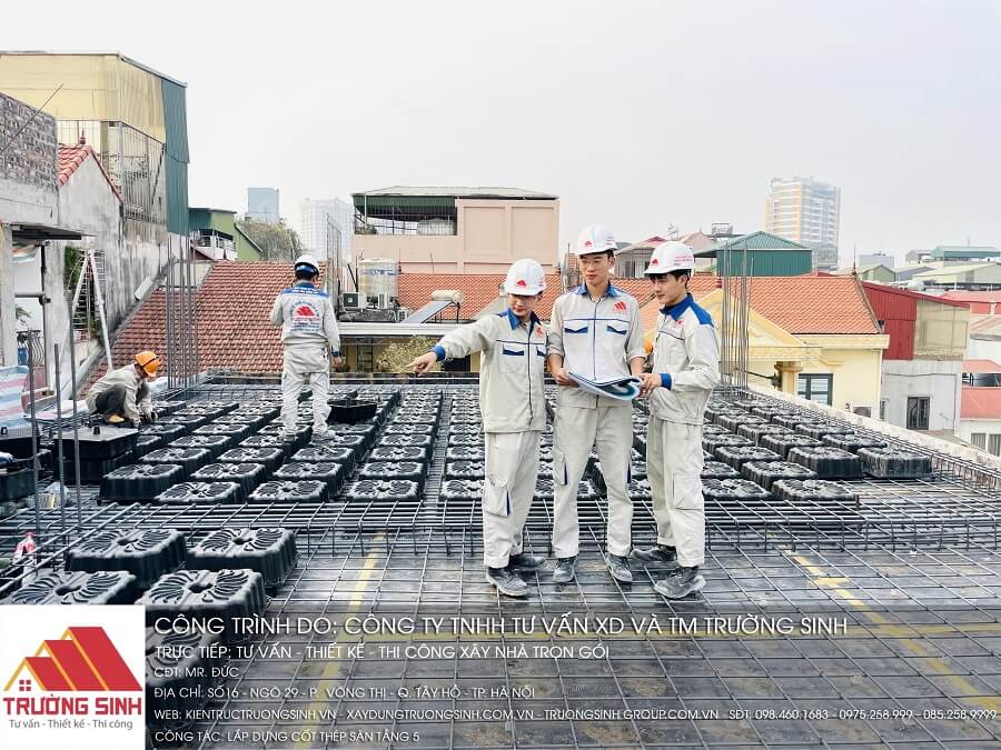 Báo giá nhân công xây dựng nhà tại Hà Nội 2026